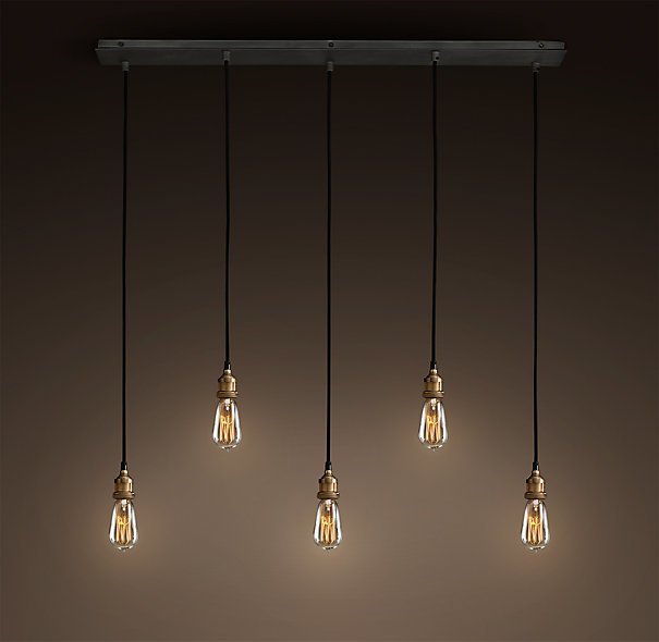 Подвесной светильник Loft Industrial Mono 5 Черный Подвесной светильник Loft Industrial Mono 5 Черный в Орле | Loft Concept