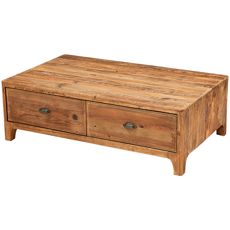 Кофейный стол из массива сосны с 4-мя ящиками Tegan Coffee Table Древесина Кофейный стол из массива сосны с 4-мя ящиками Tegan Coffee Table Древесина в Орле | Loft Concept