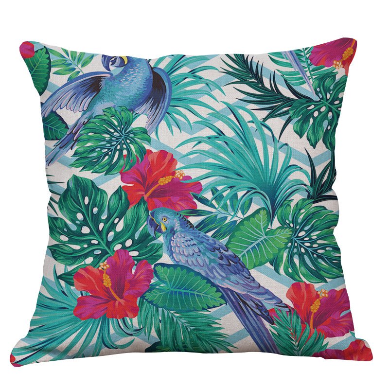 Декоративная подушка Tropical birds Мульти Декоративная подушка Tropical birds Мульти в Орле | Loft Concept