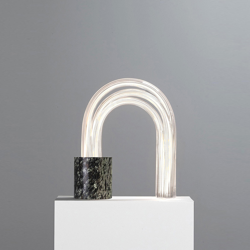 Настольная лампа Spring Lamp Черный Белый Настольная лампа Spring Lamp Черный Белый в Орле | Loft Concept
