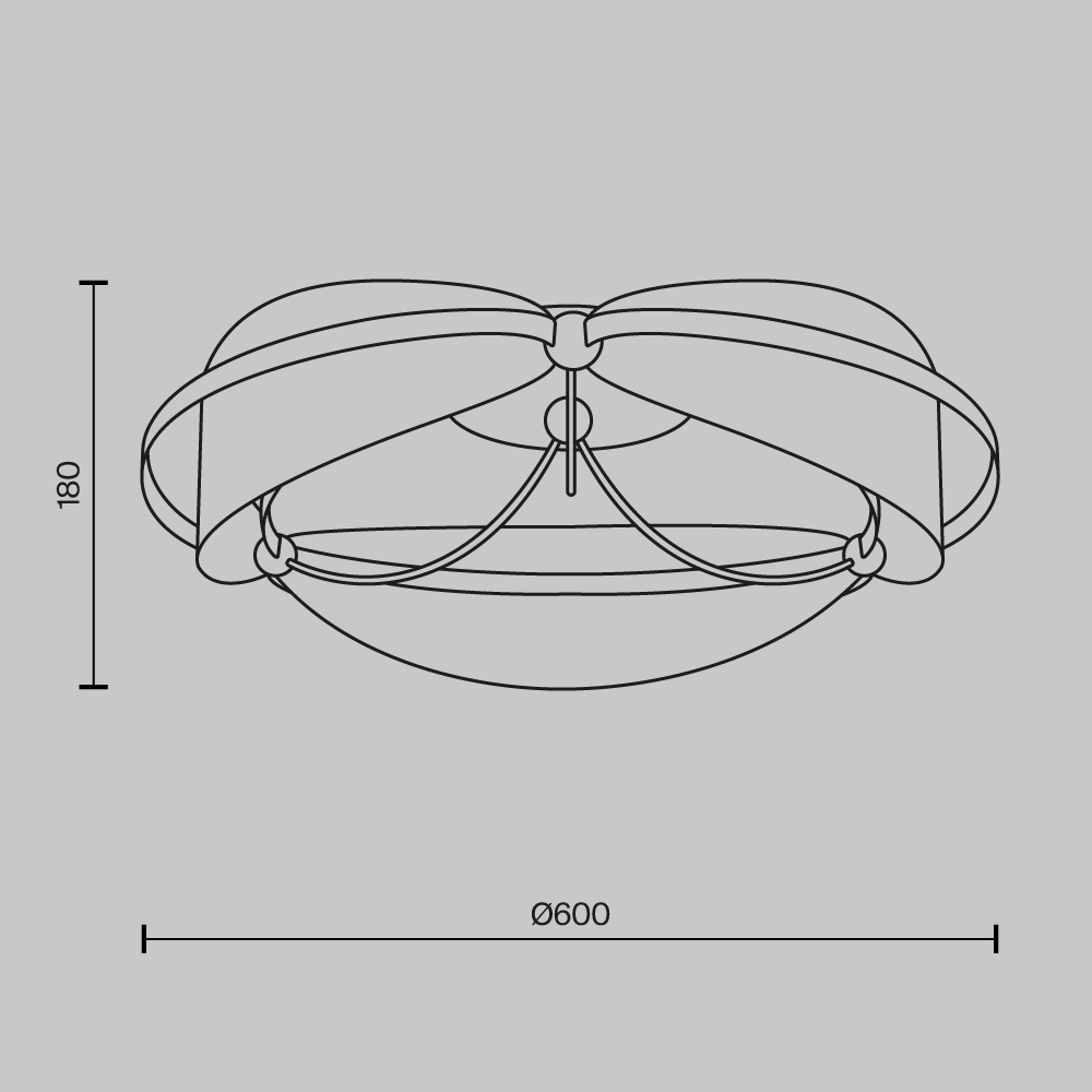 Потолочный светильник Breeze 3000К 45Вт в Орле
