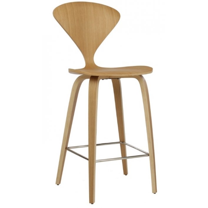 Барный стул Cherner Белый дуб Орех Барный стул Cherner Белый дуб Орех в Орле | Loft Concept