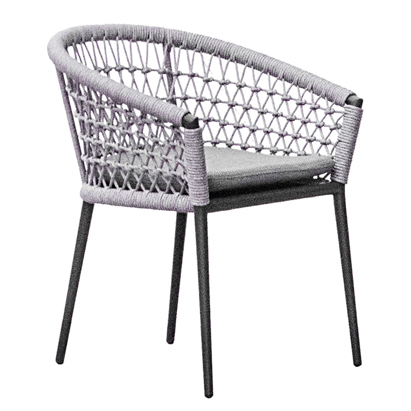 Стул Niels Outdoor Chair Серый Черный Стул Niels Outdoor Chair Серый Черный в Орле | Loft Concept