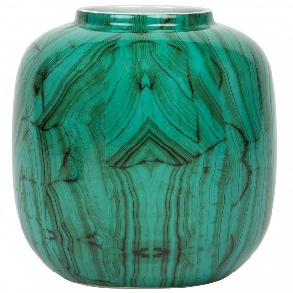 Ваза Malachite Vase Low Малахит Ваза Malachite Vase Low Малахит в Орле | Loft Concept
