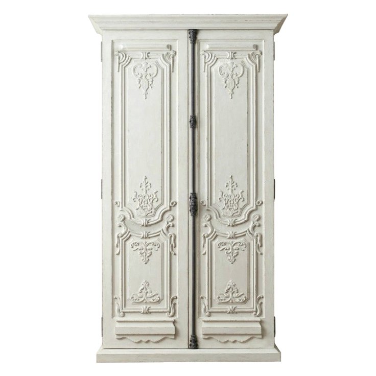 Шкаф French Distressed White Белый Шкаф French Distressed White Белый в Орле | Loft Concept