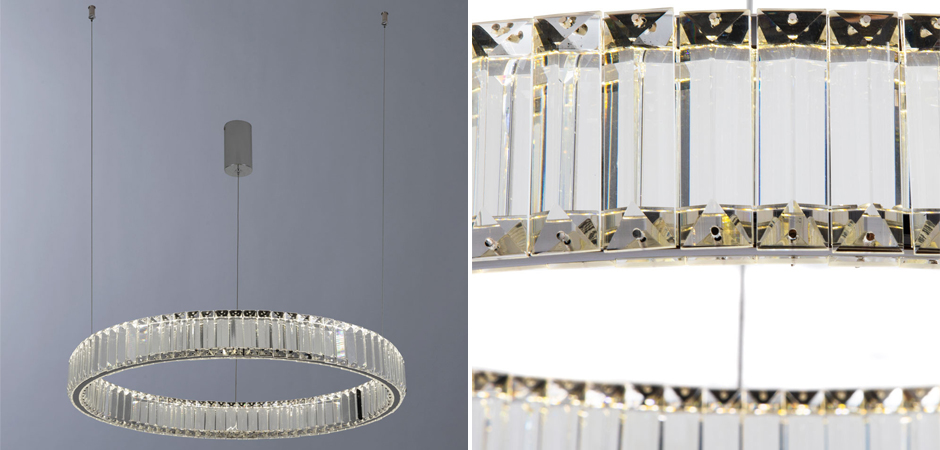 Хрустальная Люстра Crystal Ring Хром Хрустальная Люстра Crystal Ring Хром - Loft-Concept в Орле