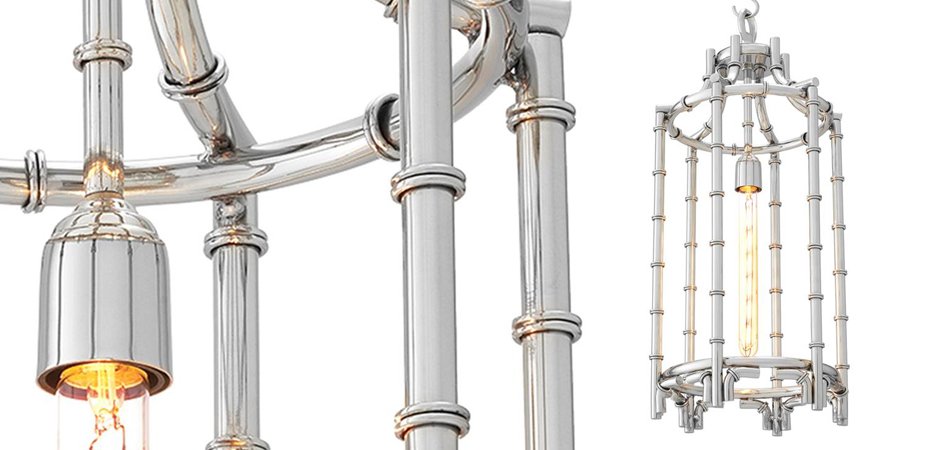 Люстра Eichholtz Lantern Vasco Steel - Loft-Concept в Орле