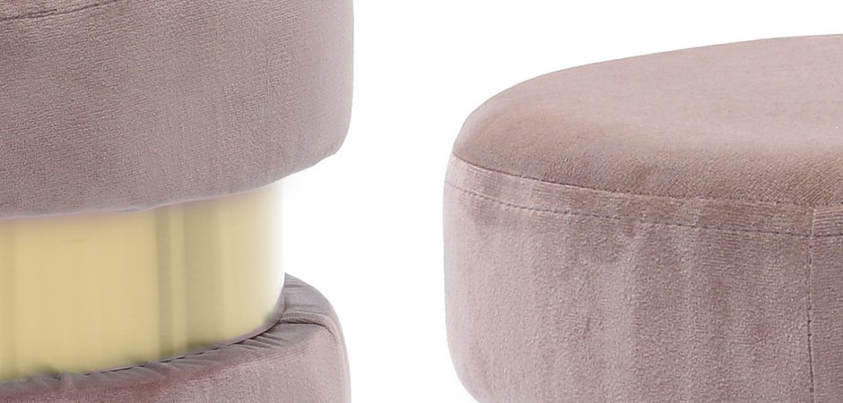 Пуф Golden Belt Dusty Rose Пуф Golden Belt Dusty Rose - Loft-Concept в Орле