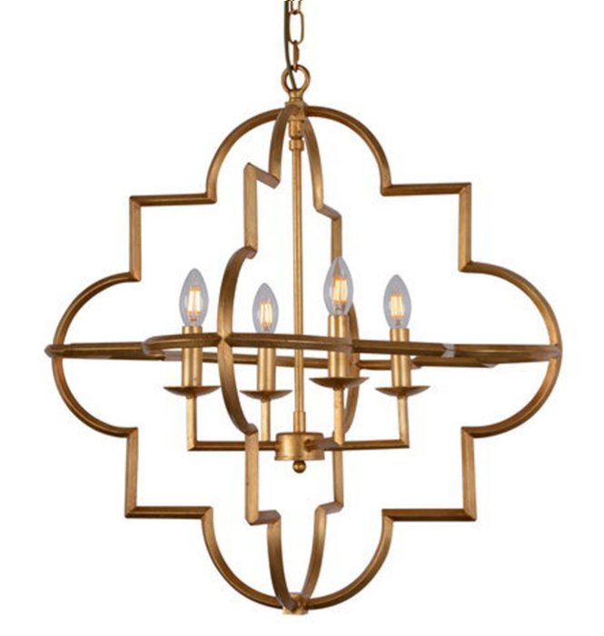 Люстра Mandeville Gold Chandelier Латунь Античная полированная Люстра Mandeville Gold Chandelier Латунь Античная полированная в Орле | Loft Concept