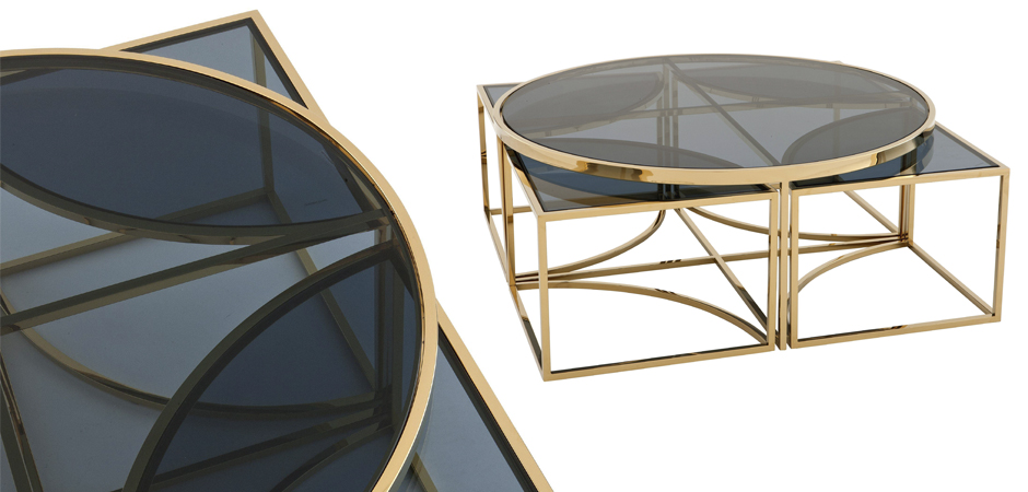 Кофейный стол Eichholtz Coffee Table Padova Gold Кофейный стол Eichholtz Coffee Table Padova Gold - Loft-Concept в Орле