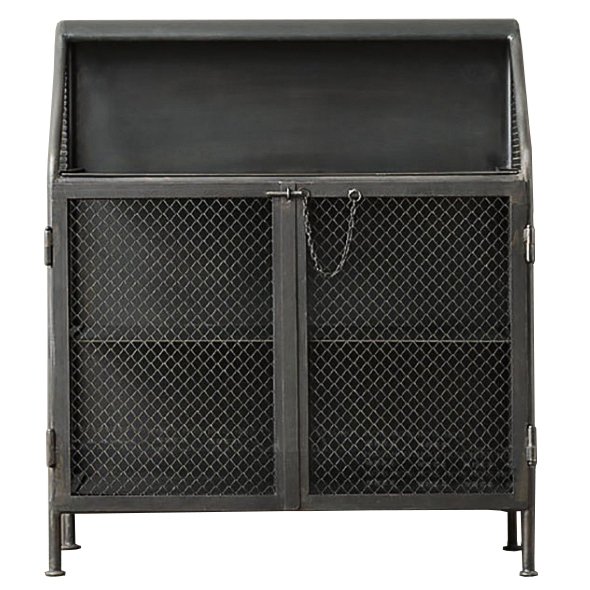 Бар металлический в стиле Лофт Vintage French Factory Bar Cart Черный Бар металлический в стиле Лофт Vintage French Factory Bar Cart Черный в Орле | Loft Concept