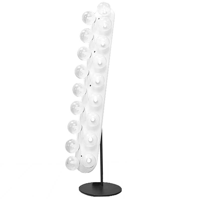 Напольная лампа Venier Floor lamp Белый Черный в Орле | Loft Concept 