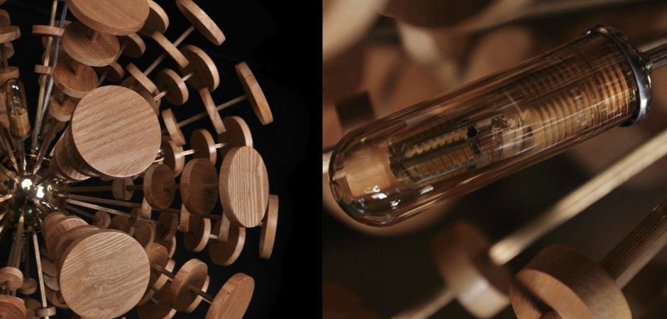 Люстра Wooden Glowworm Sphere Люстра Wooden Glowworm Sphere - Loft-Concept в Орле