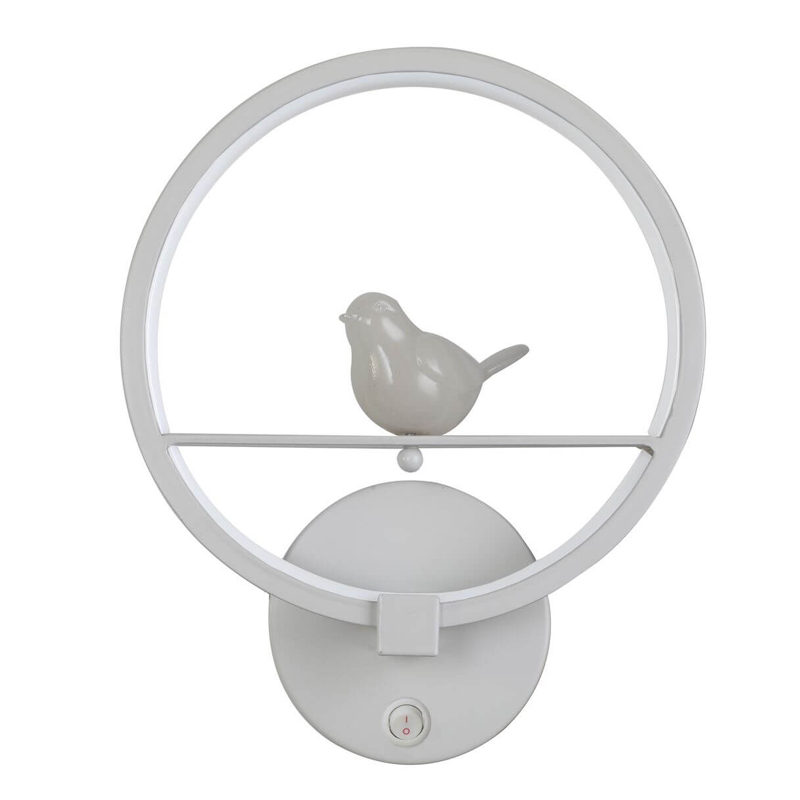 Бра Bird Ring Sconce white Белый Бра Bird Ring Sconce white Белый в Орле | Loft Concept