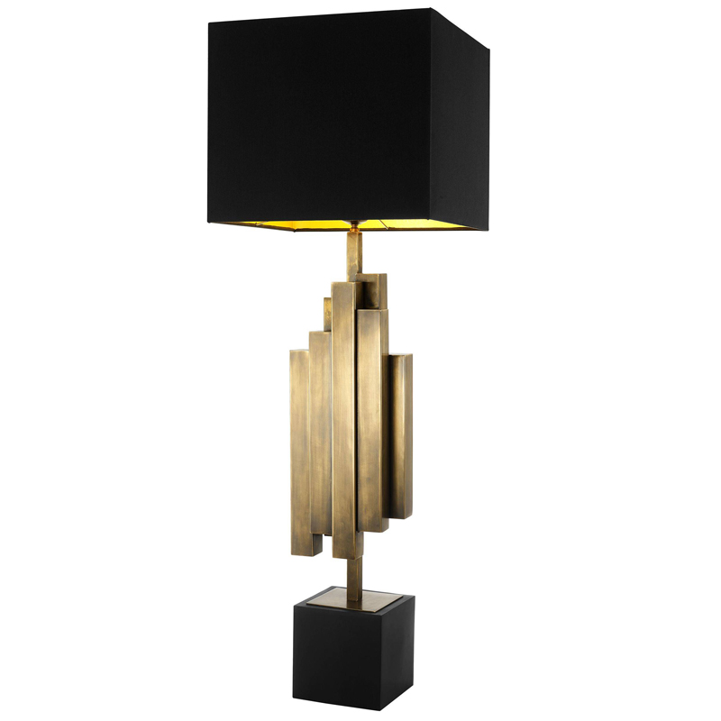 Настольная лампа Eichholtz Table Lamp Beau Rivage Черный Винтажная латунь Настольная лампа Eichholtz Table Lamp Beau Rivage Черный Винтажная латунь в Орле | Loft Concept