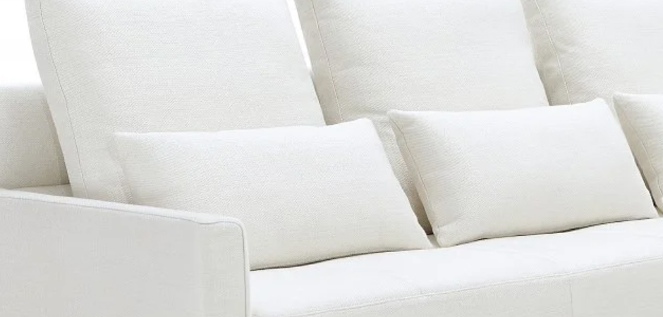 Белый трехместный диван Foggia - фото №2