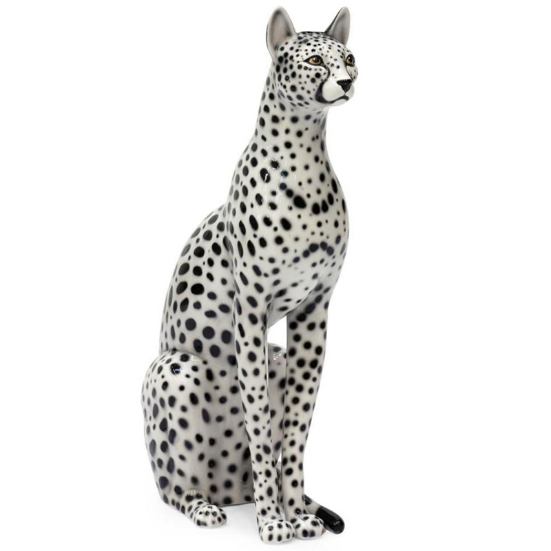 Статуэтка Abhika Egyptian Cat Black White Белый Черный Статуэтка Abhika Egyptian Cat Black White Белый Черный в Орле | Loft Concept