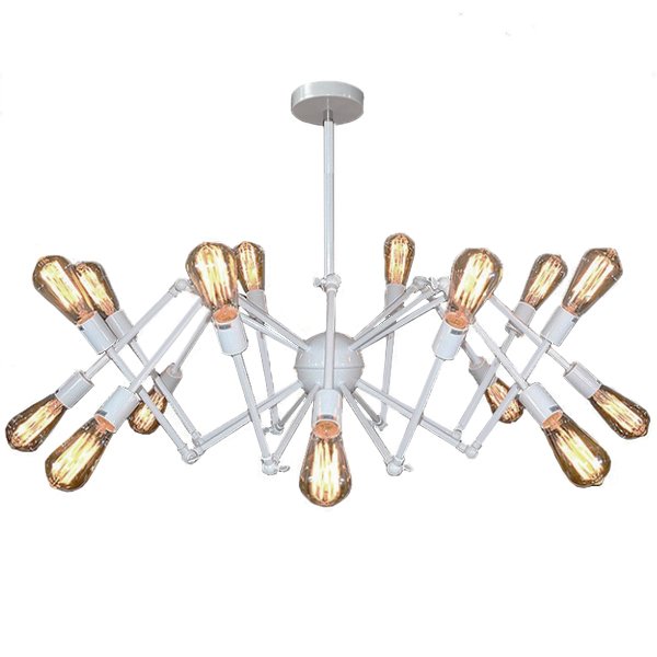 Cветильник Loft Sputnik Chandelier Spider White Белый в Орле | Loft Concept 