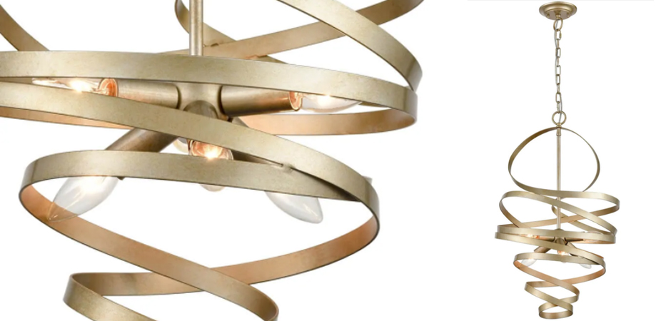 Люстра Metal Curly Ribbon Люстра Metal Curly Ribbon - Loft-Concept в Орле