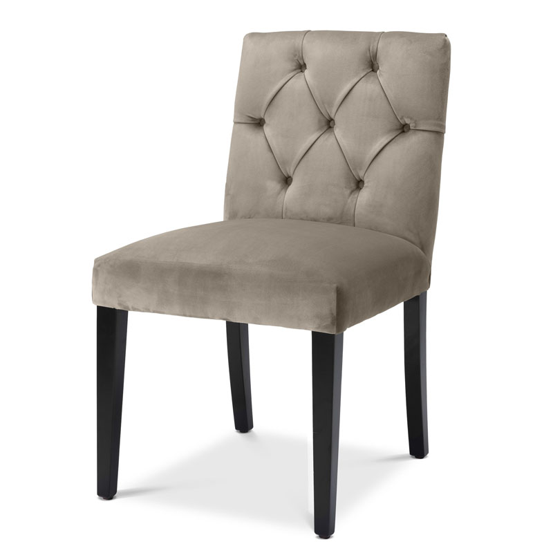 Стул Eichholtz DINING CHAIR ATENA Серый Черный Стул Eichholtz DINING CHAIR ATENA Серый Черный в Орле | Loft Concept