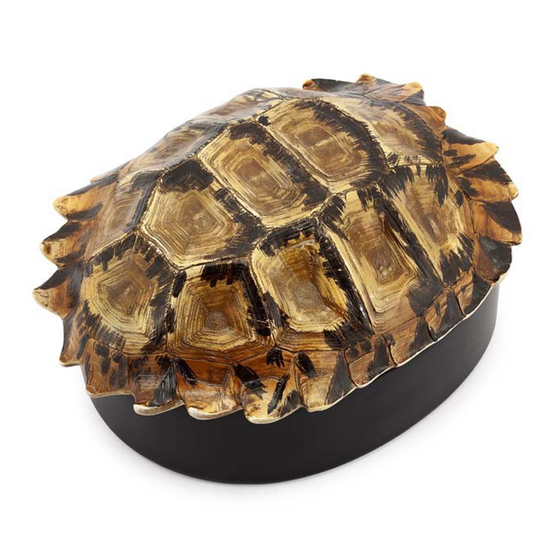 Шкатулка TURTLE BOX DECO Коричневый Черный Шкатулка TURTLE BOX DECO Коричневый Черный в Орле | Loft Concept