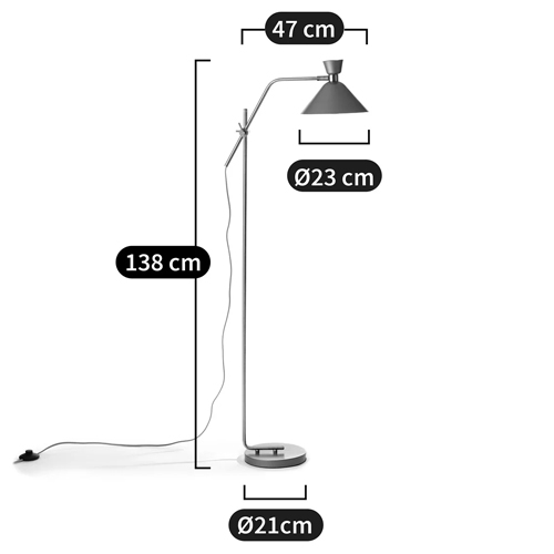 Торшер с поворотным плафоном Davy Brass Floor Lamp Торшер с поворотным плафоном Davy Brass Floor Lamp в Орле