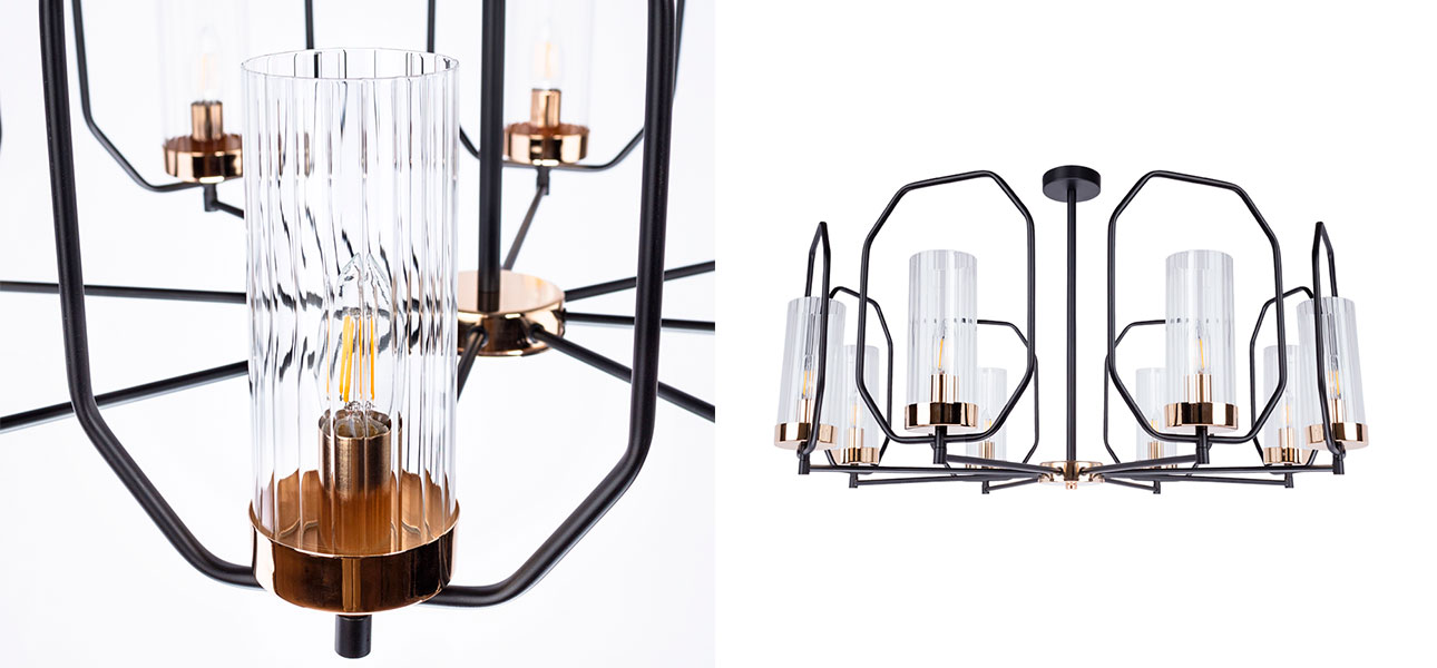 Светильник потолочный Daniel 8 - фото №1