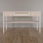 Дизайнерская Консоль с полкой и ящиком Primo Светлый дуб варинант исполнения - 1 | Loft Concept в Орле