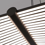 Люстра в виде распахнутых крыльев из тонких металлических планок Flight of Freedom варинант исполнения - 11 | Loft Concept в Орле