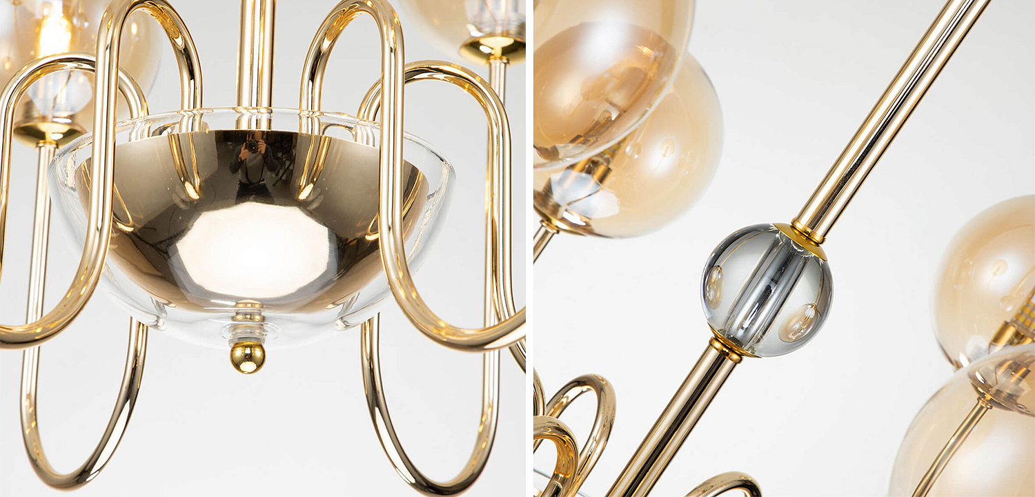 Люстра Sheiry Glass Ball Chandelier 6 Люстра Sheiry Glass Ball Chandelier 6 - Loft-Concept в Орле