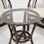 Комплект уличной мебели из ротанга Serenity Dark Brown варинант исполнения - 4 | Loft Concept в Орле