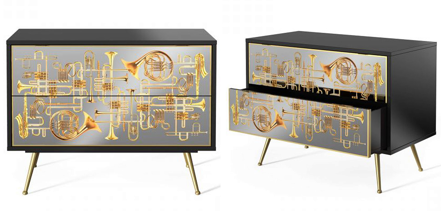 Комод Seletti Chest of Two Drawers Trumpets Комод Seletti Chest of Two Drawers Trumpets - Loft-Concept в Орле