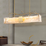 Люстра прямоугольная из фактурного стекла Chandelier Beam варинант исполнения - 6 | Loft Concept в Орле