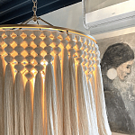 Люстра белая плетеная с кисточками Boho Tassel Chandelier варинант исполнения - 4 | Loft Concept в Орле