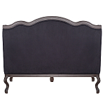 Диван двухместный George Grand Seating black velour варинант исполнения - 3 | Loft Concept в Орле