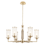 Люстра с 6-ю цилиндрическими стеклянными плафонами Jeanette варинант исполнения - 2 | Loft Concept в Орле