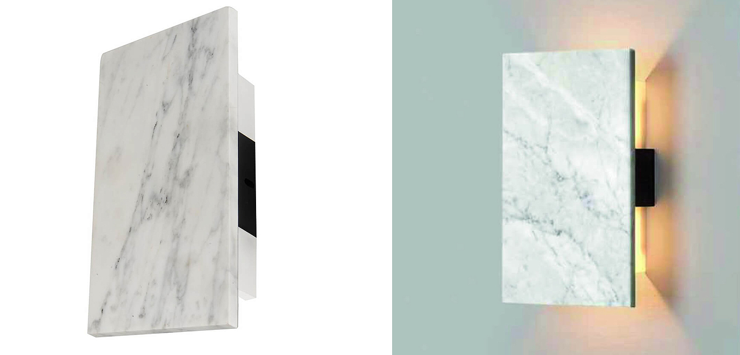 Бра Jordy Marble Slab Wall Lamp Бра Jordy Marble Slab Wall Lamp - Loft-Concept в Орле