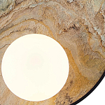 Бра круглое с каменным диском в металлической раме Sandstone Painting варинант исполнения - 3 | Loft Concept в Орле