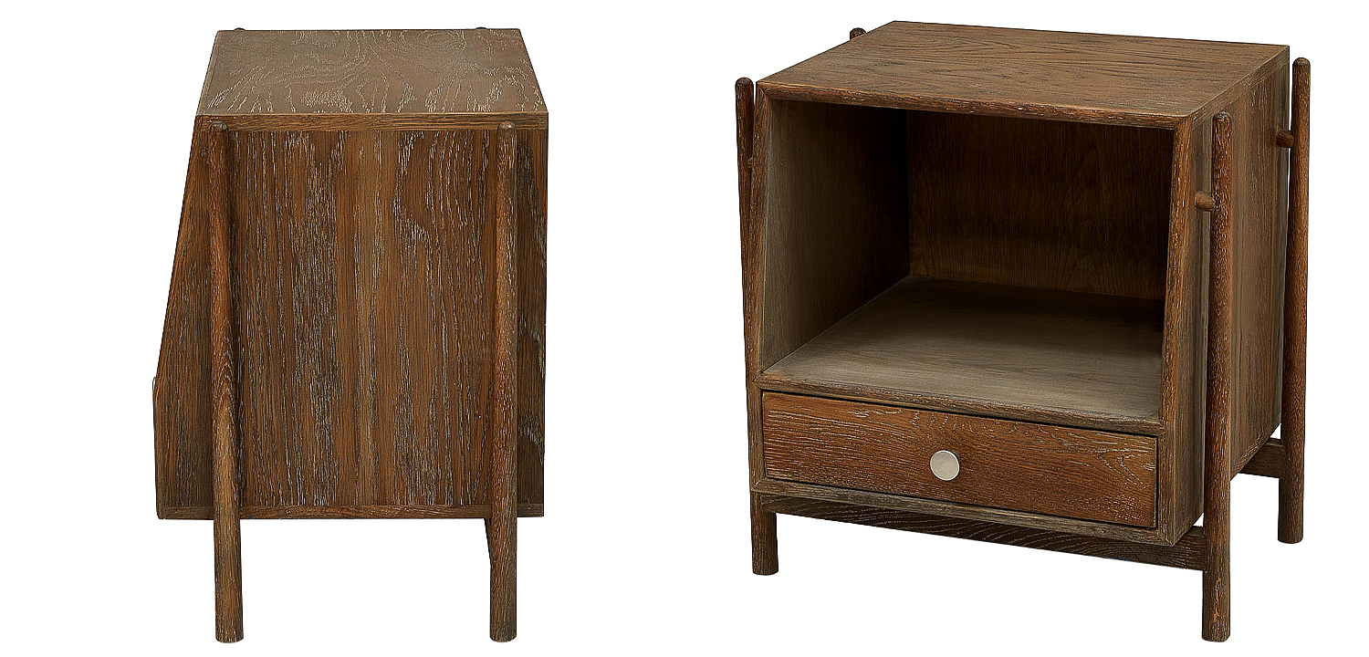 Тумба Harrell Oak Wood Nightstand Тумба Harrell Oak Wood Nightstand - Loft-Concept в Орле