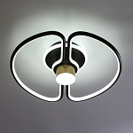 Потолочный светильник черного цвета круглой формы Luke Lampco Tracer Lamp варинант исполнения - 2 | Loft Concept в Орле