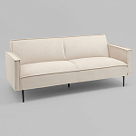 Диван современный вельветовый прямой Worcester Молочный варинант исполнения - 1 | Loft Concept в Орле