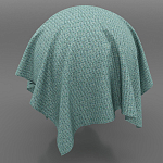 Мебельная ткань Шенилл бирюзовый цвет 142 см T4-61 варинант исполнения - 12 | Loft Concept в Орле