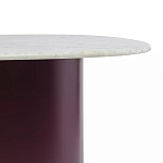 Журнальный столик овальный с мраморной столешницей Decor Showcase варинант исполнения - 3 | Loft Concept в Орле