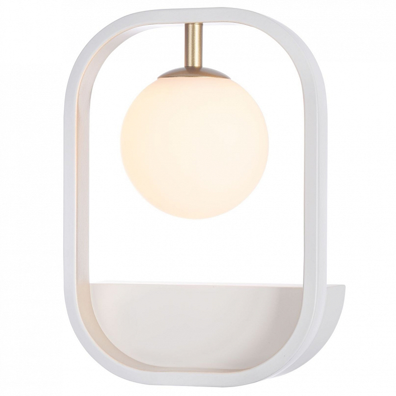 Бра Michele Ball Sconces Белый Золотой Серебряный Бра Michele Ball Sconces Белый Золотой Серебряный в Орле | Loft Concept