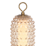 Настольная лампа с факутрным стеклянным плафоном Sonora варинант исполнения - 3 | Loft Concept в Орле