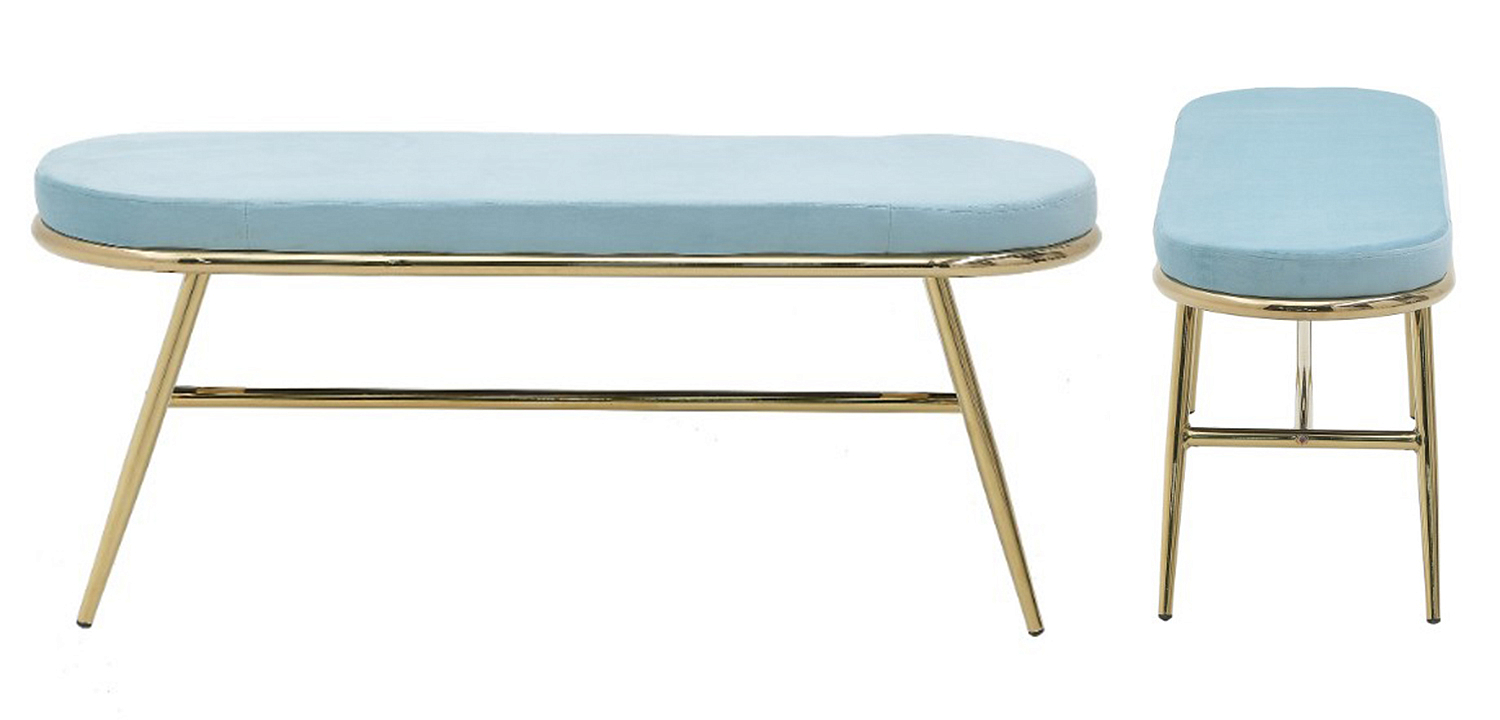 Банкетка Nicolene Banquet Blue Банкетка Nicolene Banquet Blue - Loft-Concept в Орле