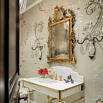 Обои ручная роспись Silk Tree Special Colourway on grey painted Xuan paper варинант исполнения - 2 | Loft Concept в Орле