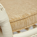 Комплект обеденный из ротанга Eloise grand white варинант исполнения - 12 | Loft Concept в Орле