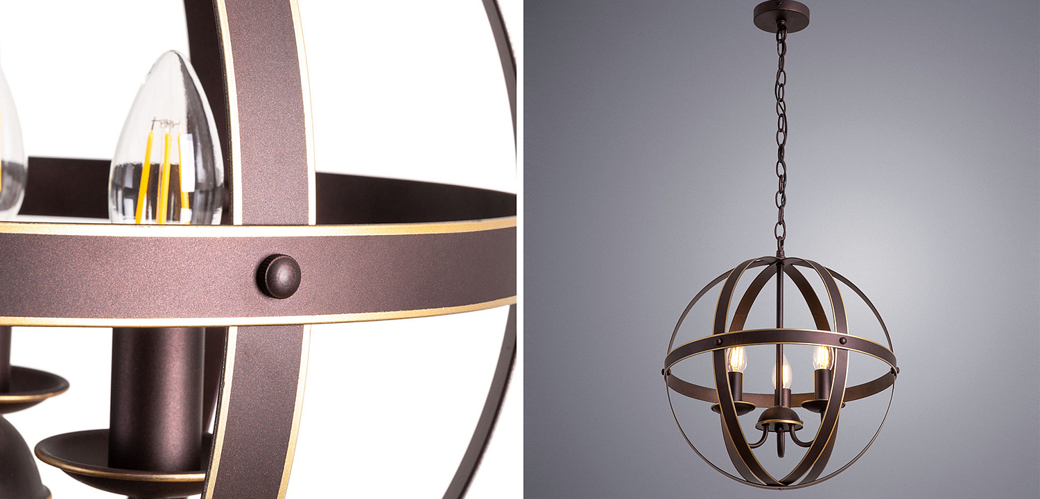 Люстра Brown Stripes Ball Люстра Brown Stripes Ball - Loft-Concept в Орле