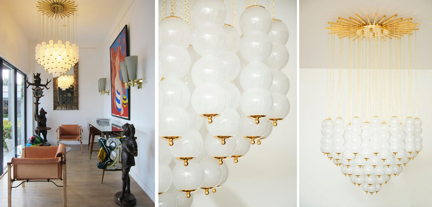 Дизайнерская Люстра Модерн середины ХХ века Flushmount Murano White Glass and Brass Ceiling Light Дизайнерская Люстра Модерн середины ХХ века Flushmount Murano White Glass and Brass Ceiling Light - Loft-Concept в Орле